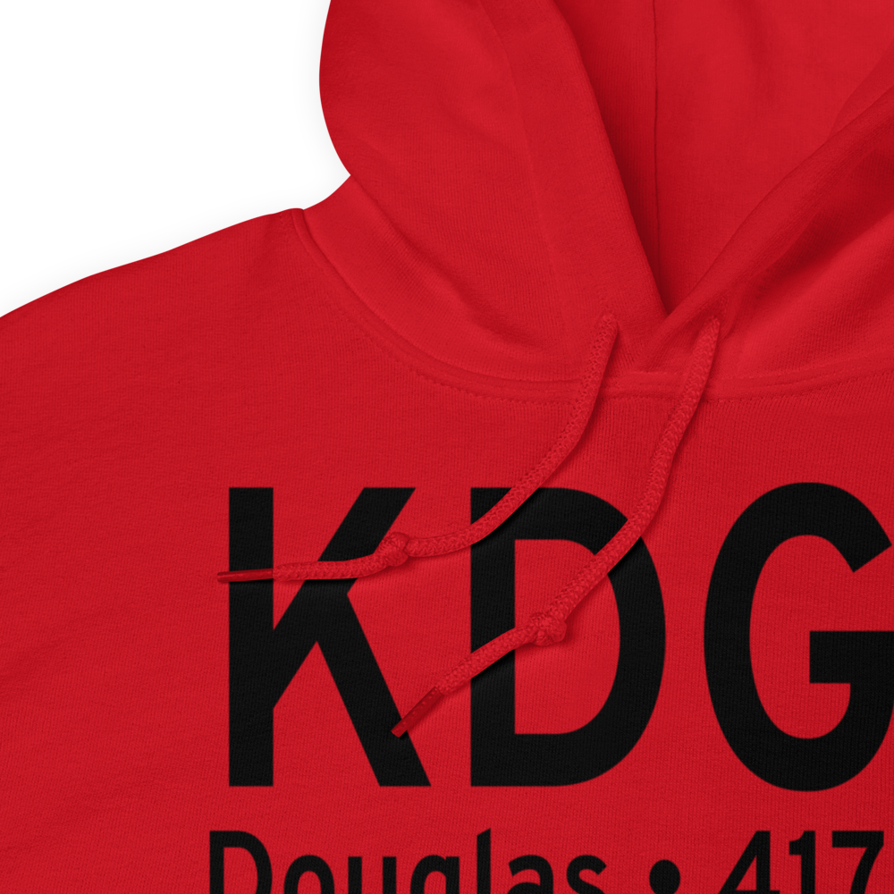 Douglas Municipal Airport (KDGL) ICAO Hoodie Sweatshirt 