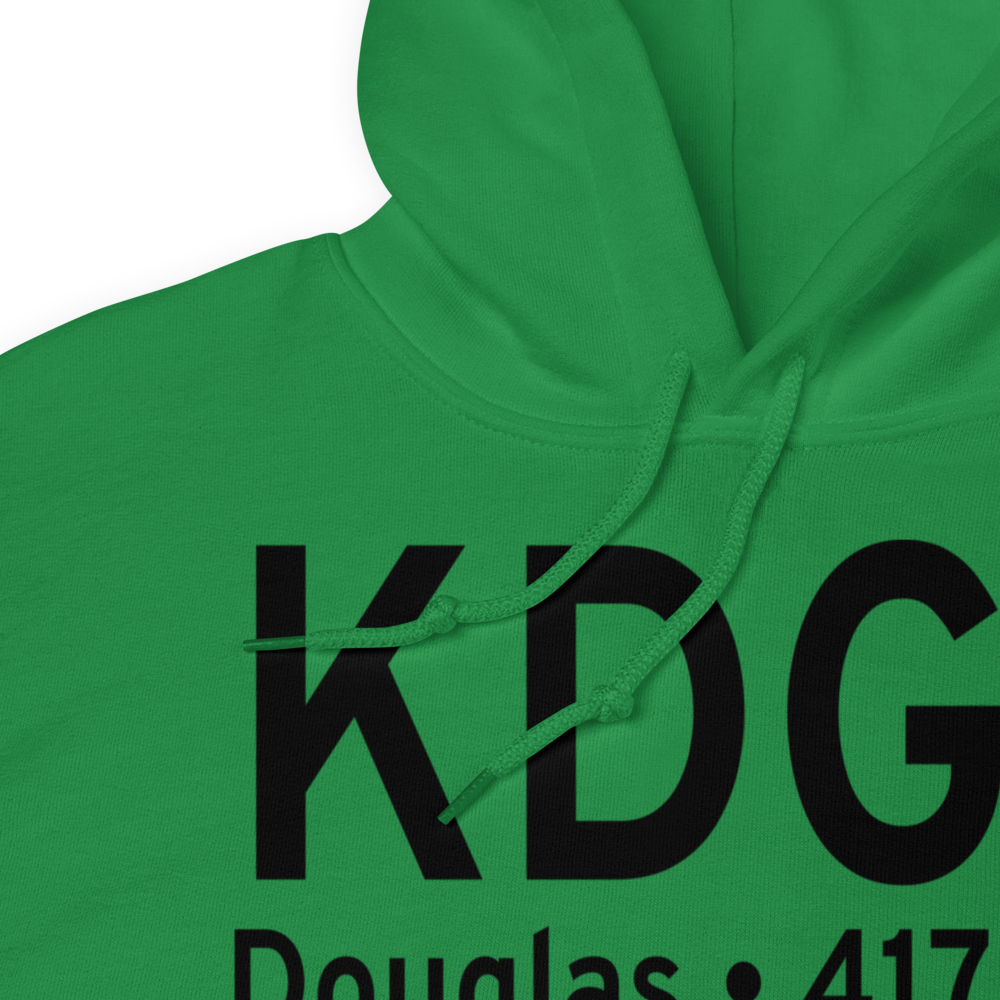 Douglas Municipal Airport (KDGL) ICAO Hoodie Sweatshirt 