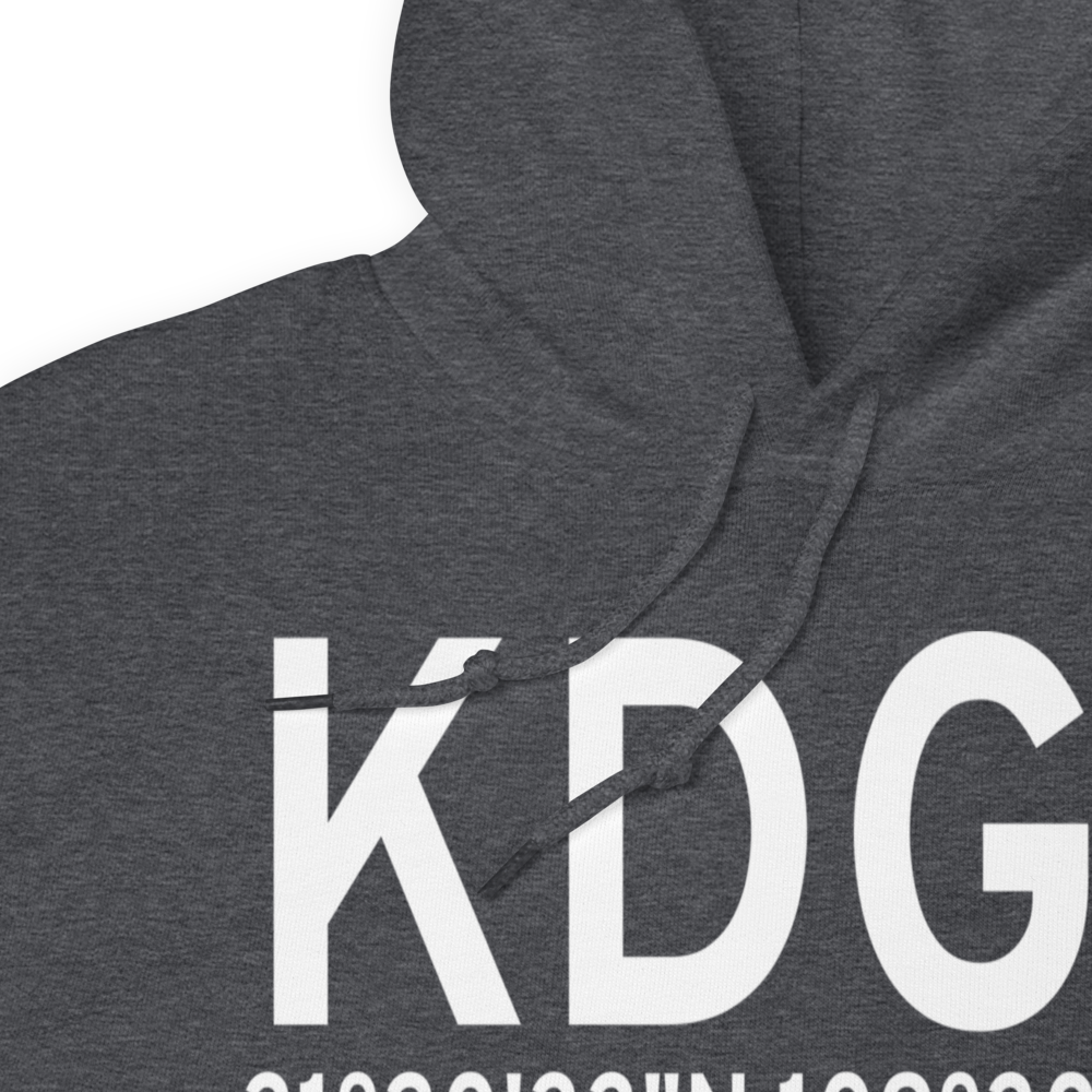 Douglas Municipal Airport (KDGL) ICAO Hoodie Sweatshirt 