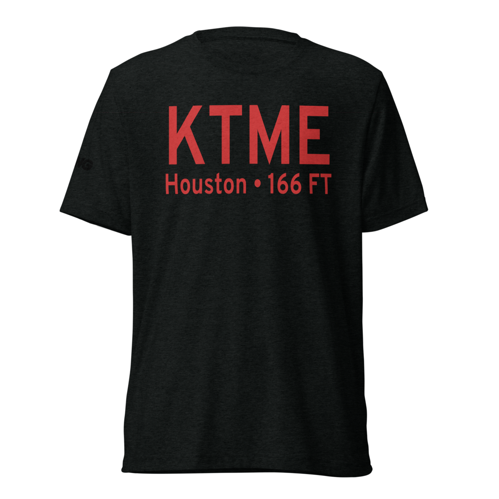 Houston Executive Airport (KTME) ICAO Tri-blend T-Shirt 