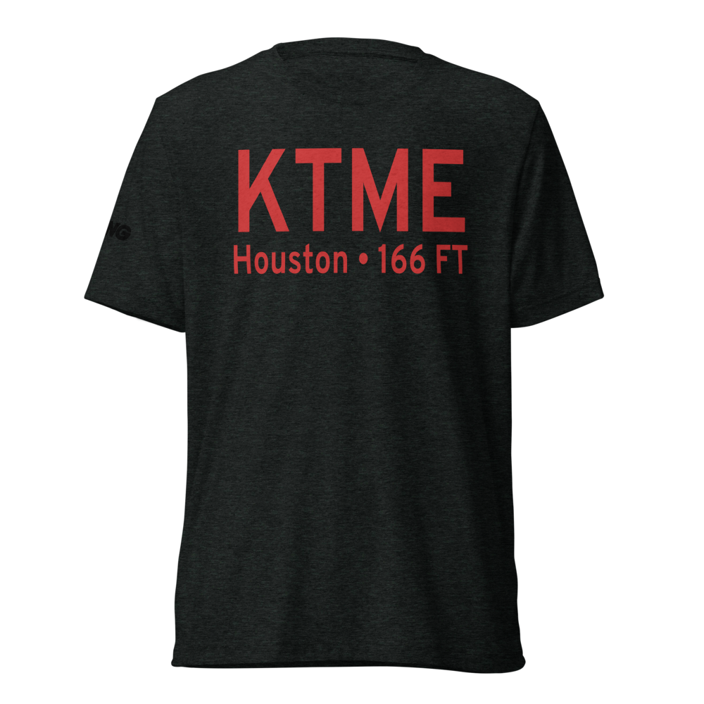 Houston Executive Airport (KTME) ICAO Tri-blend T-Shirt 