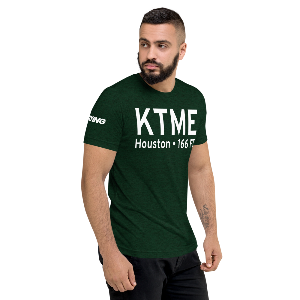 Houston Executive Airport (KTME) ICAO Tri-blend T-Shirt 