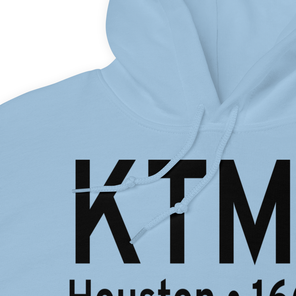 Houston Executive Airport (KTME) ICAO Hoodie Sweatshirt 