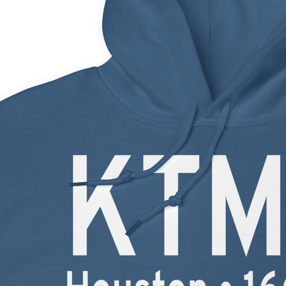 Houston Executive Airport (KTME) ICAO Hoodie Sweatshirt 