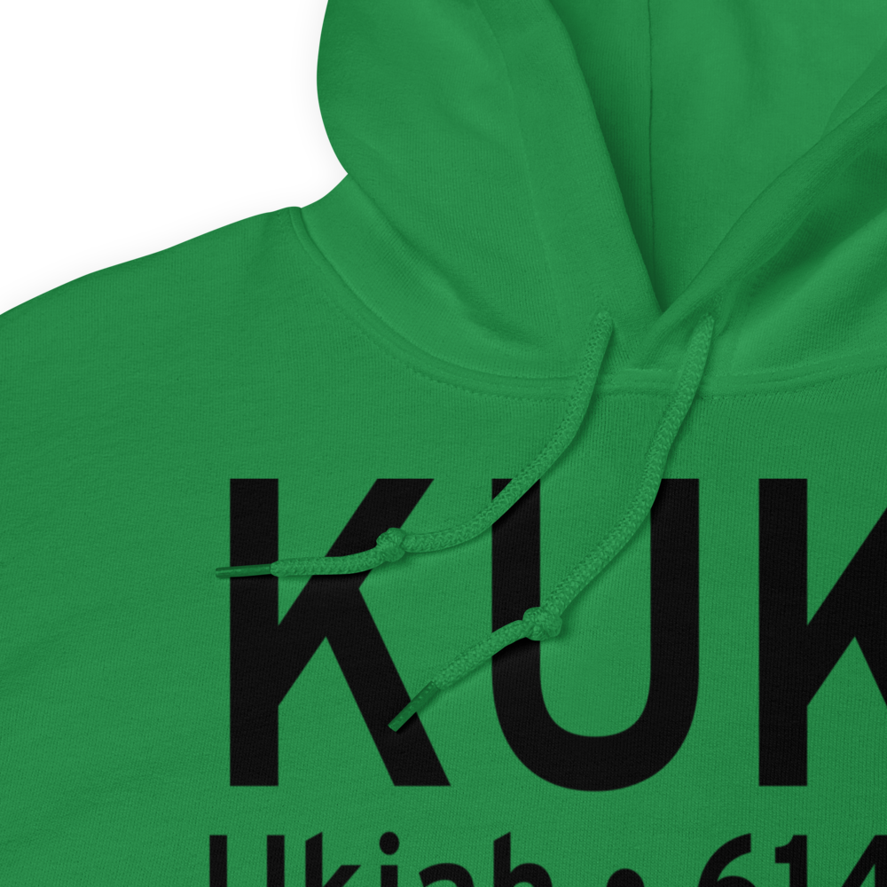 Ukiah Municipal Airport (KUKI) ICAO Hoodie Sweatshirt 