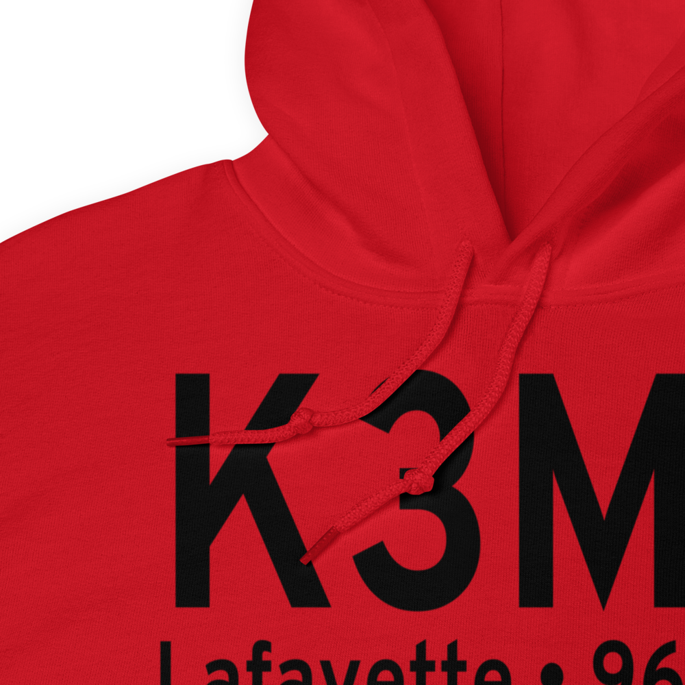 Lafayette Municipal Airport (K3M7) ICAO Hoodie Sweatshirt 