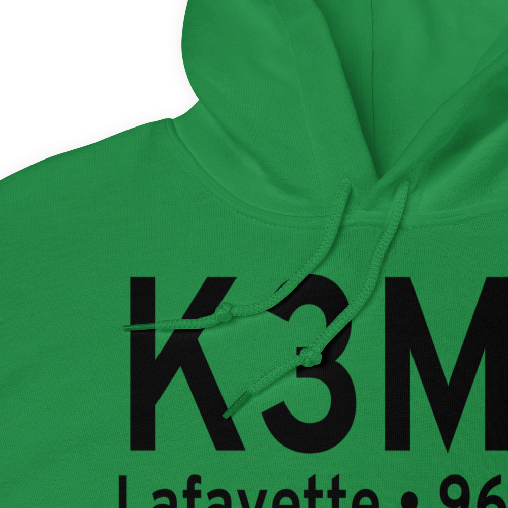 Lafayette Municipal Airport (K3M7) ICAO Hoodie Sweatshirt 