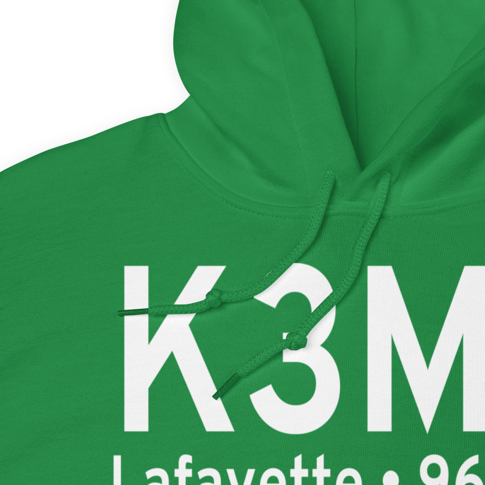 Lafayette Municipal Airport (K3M7) ICAO Hoodie Sweatshirt 