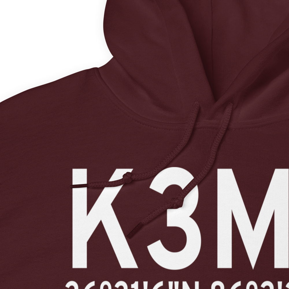 Lafayette Municipal Airport (K3M7) ICAO Hoodie Sweatshirt 