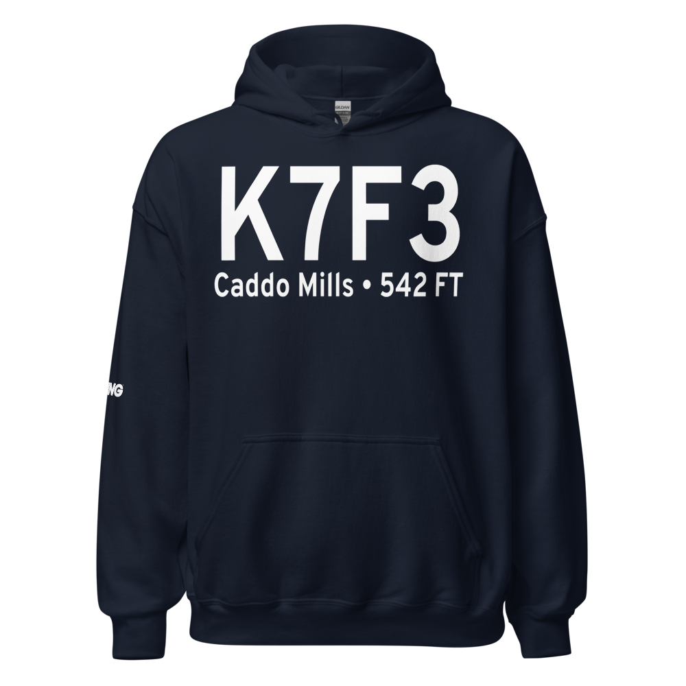 Caddo Mills Municipal Airport (K7F3) ICAO Hoodie Sweatshirt 