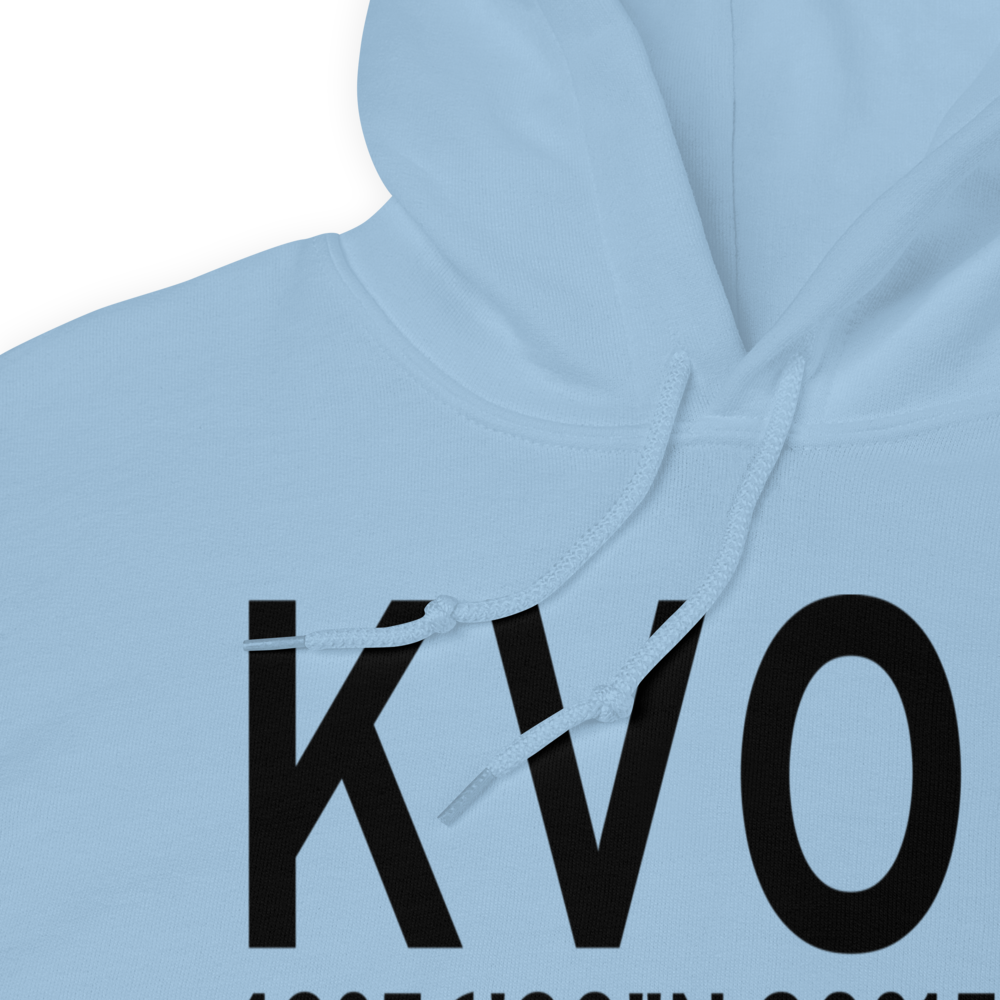 Volk Field (KVOK) ICAO Hoodie Sweatshirt 
