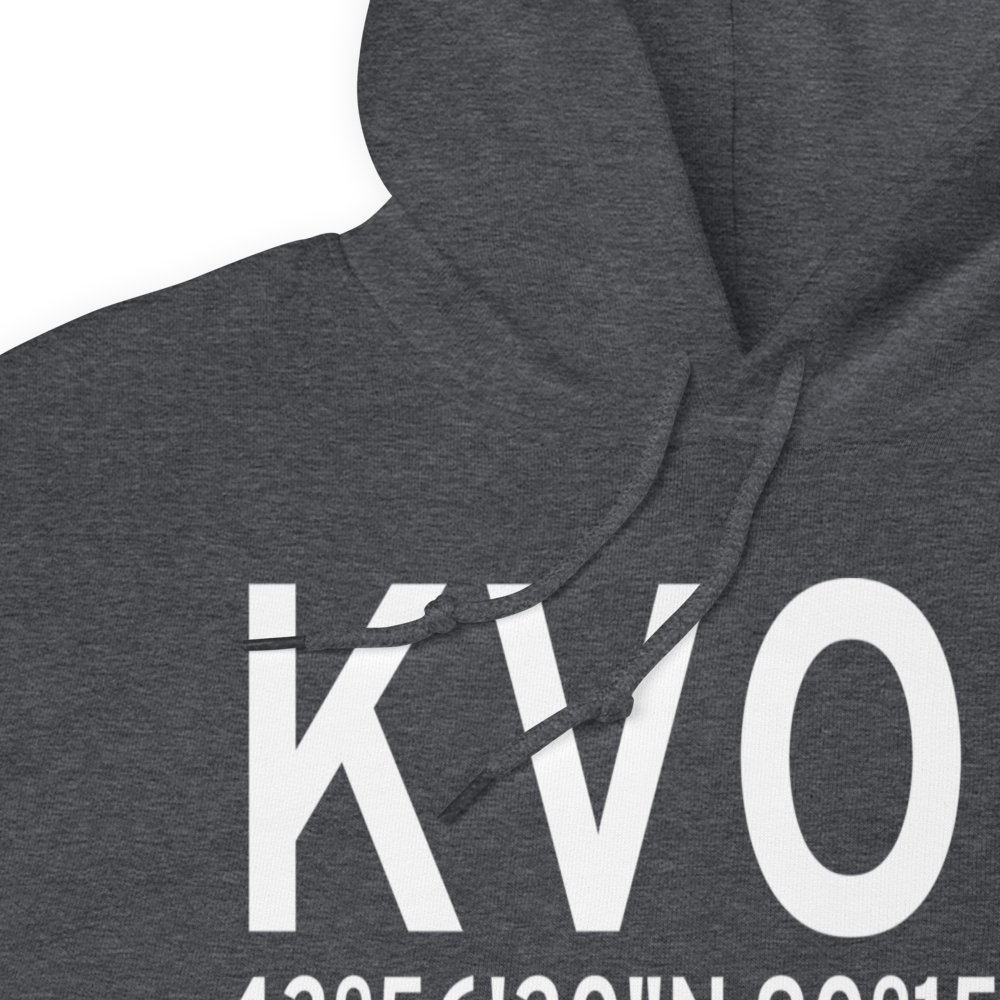 Volk Field (KVOK) ICAO Hoodie Sweatshirt 