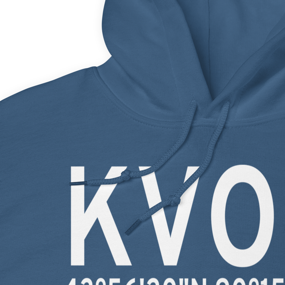 Volk Field (KVOK) ICAO Hoodie Sweatshirt 
