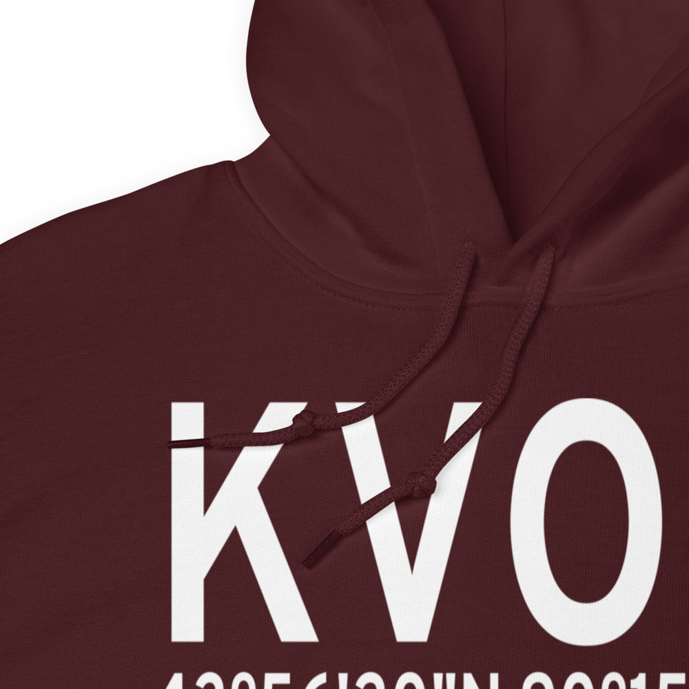 Volk Field (KVOK) ICAO Hoodie Sweatshirt 
