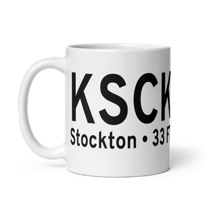 Stockton Metropolitan Airport (KSCK) ICAO Mug