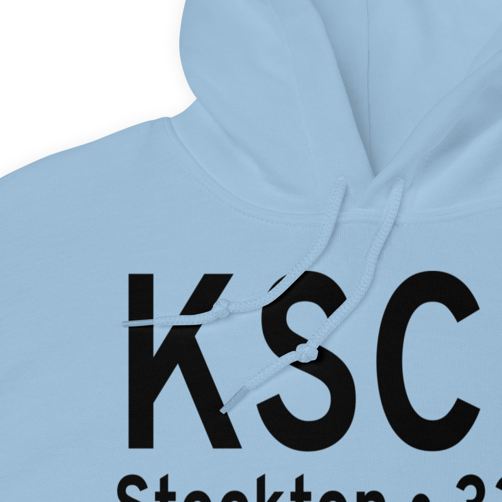 Stockton Metropolitan Airport (KSCK) ICAO Hoodie Sweatshirt 