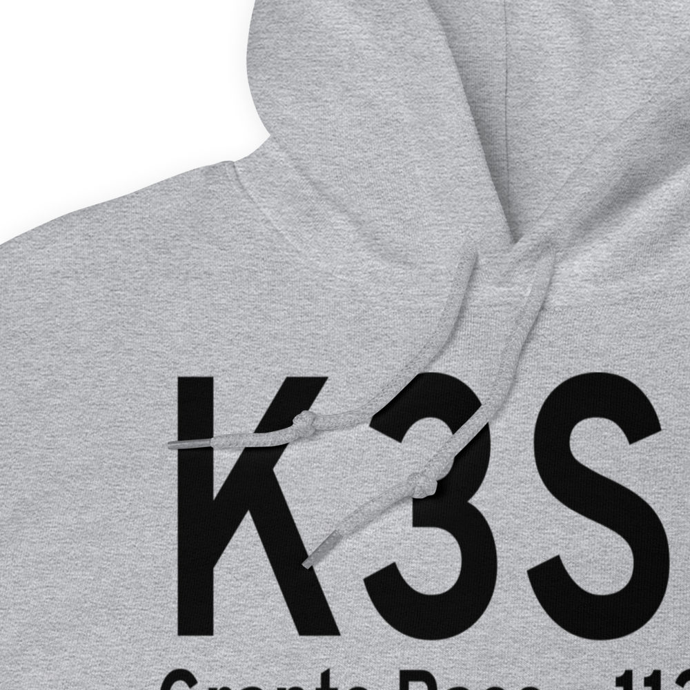Grants Pass Airport (K3S8) ICAO Hoodie Sweatshirt 