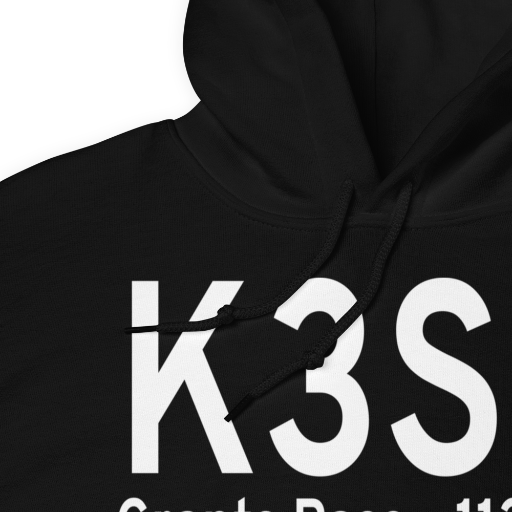 Grants Pass Airport (K3S8) ICAO Hoodie Sweatshirt 
