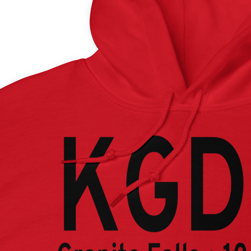 Granite Falls Municipal-Lenzen-Roe Memorial Field (KGDB) ICAO Hoodie Sweatshirt 