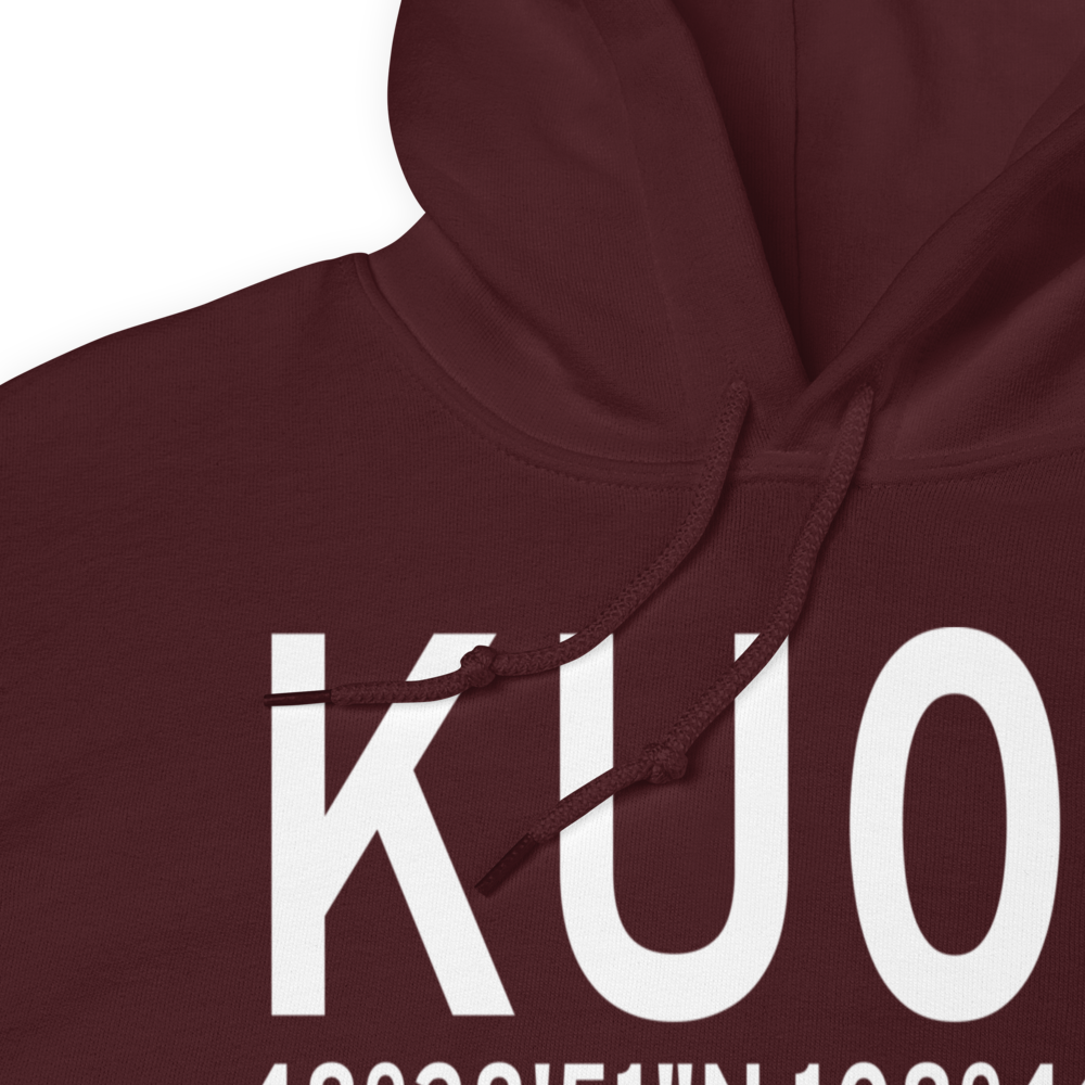 Fort Belknap Agency Airport (KU09) ICAO Hoodie Sweatshirt 