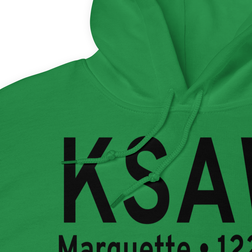 Sawyer International Airport (KSAW) ICAO Hoodie Sweatshirt 