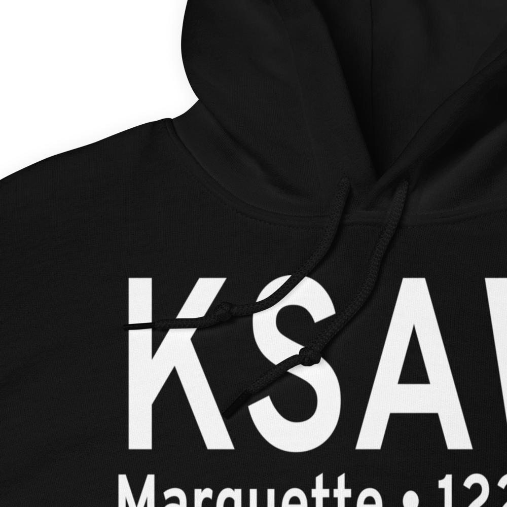 Sawyer International Airport (KSAW) ICAO Hoodie Sweatshirt 
