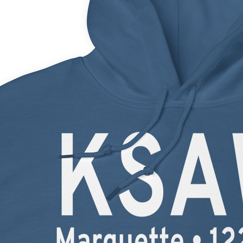 Sawyer International Airport (KSAW) ICAO Hoodie Sweatshirt 