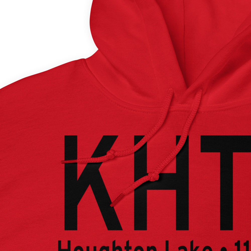 Roscommon County - Blodgett Memorial Airport (KHTL) ICAO Hoodie Sweatshirt 