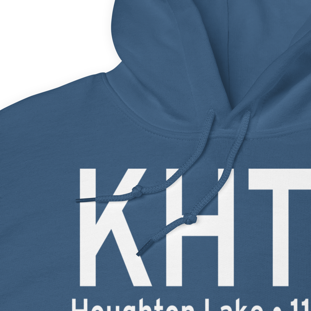 Roscommon County - Blodgett Memorial Airport (KHTL) ICAO Hoodie Sweatshirt 
