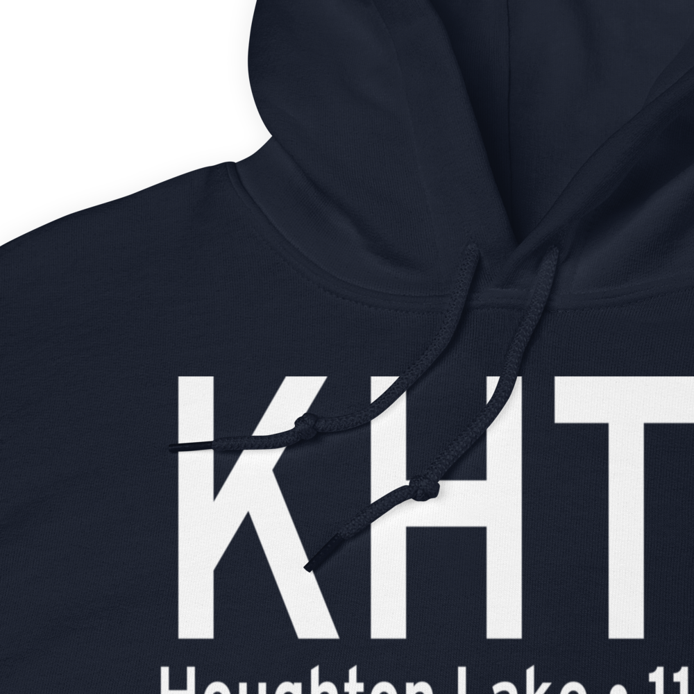 Roscommon County - Blodgett Memorial Airport (KHTL) ICAO Hoodie Sweatshirt 