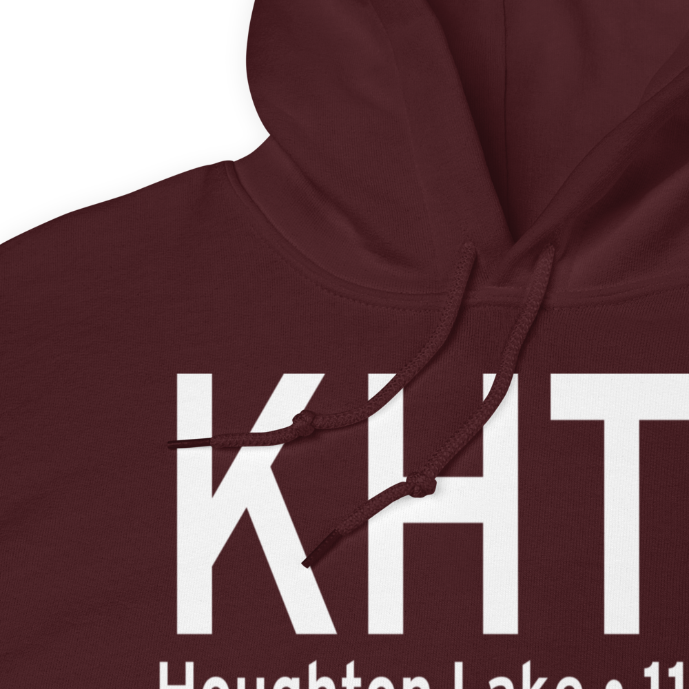 Roscommon County - Blodgett Memorial Airport (KHTL) ICAO Hoodie Sweatshirt 