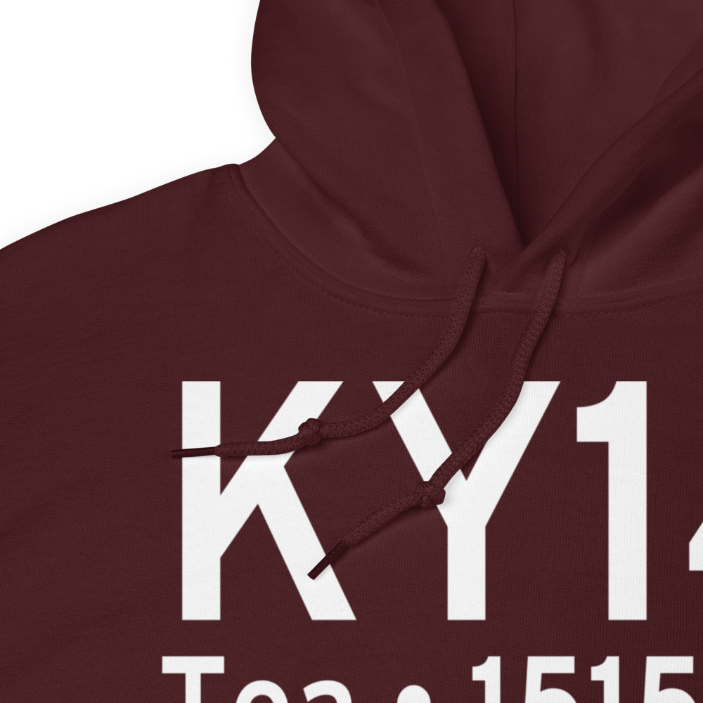 Marv Skie Lincoln County Airport (KY14) ICAO Hoodie Sweatshirt 