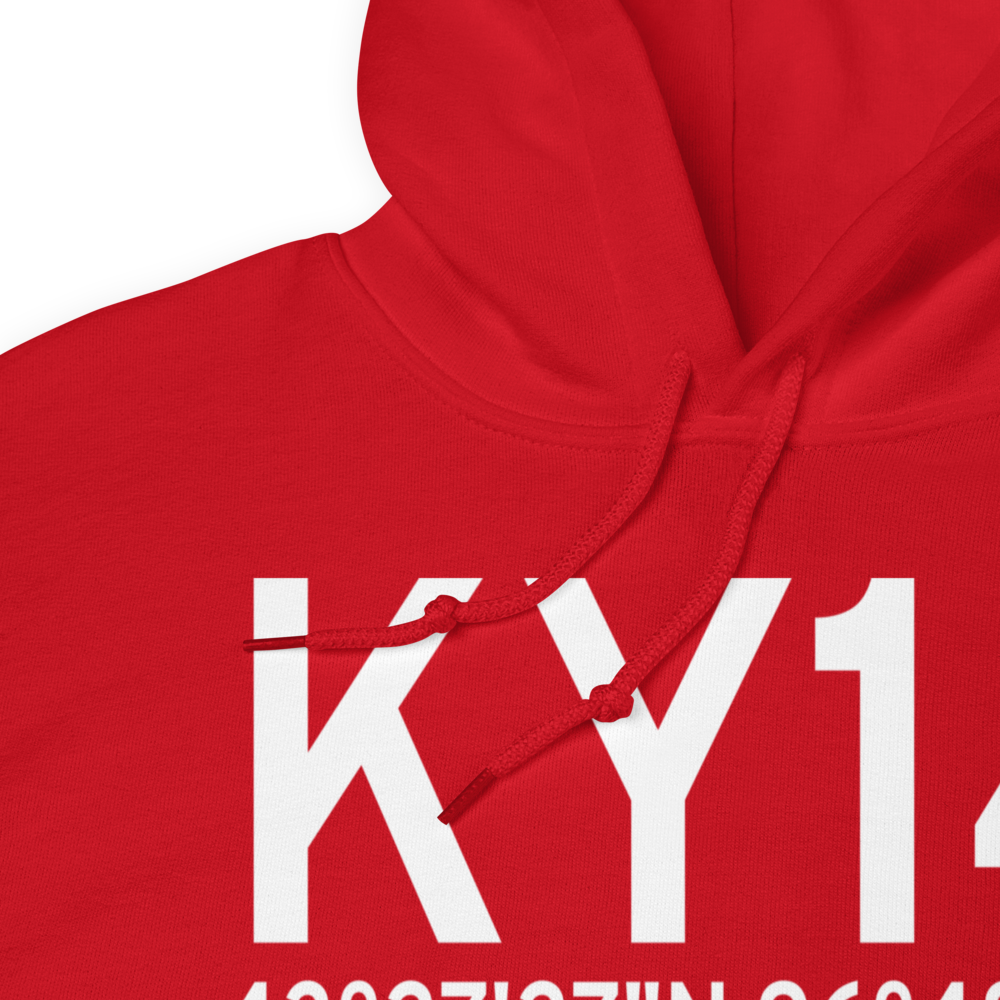 Marv Skie Lincoln County Airport (KY14) ICAO Hoodie Sweatshirt 