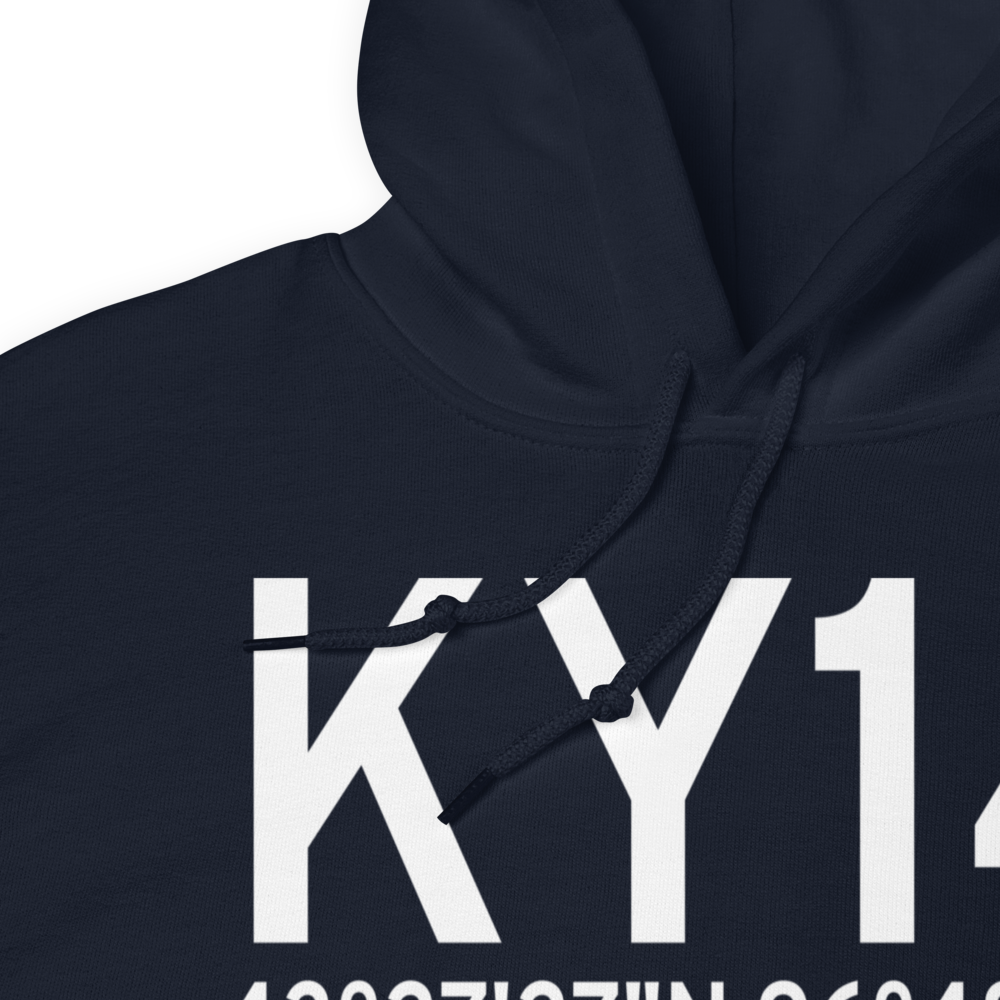 Marv Skie Lincoln County Airport (KY14) ICAO Hoodie Sweatshirt 