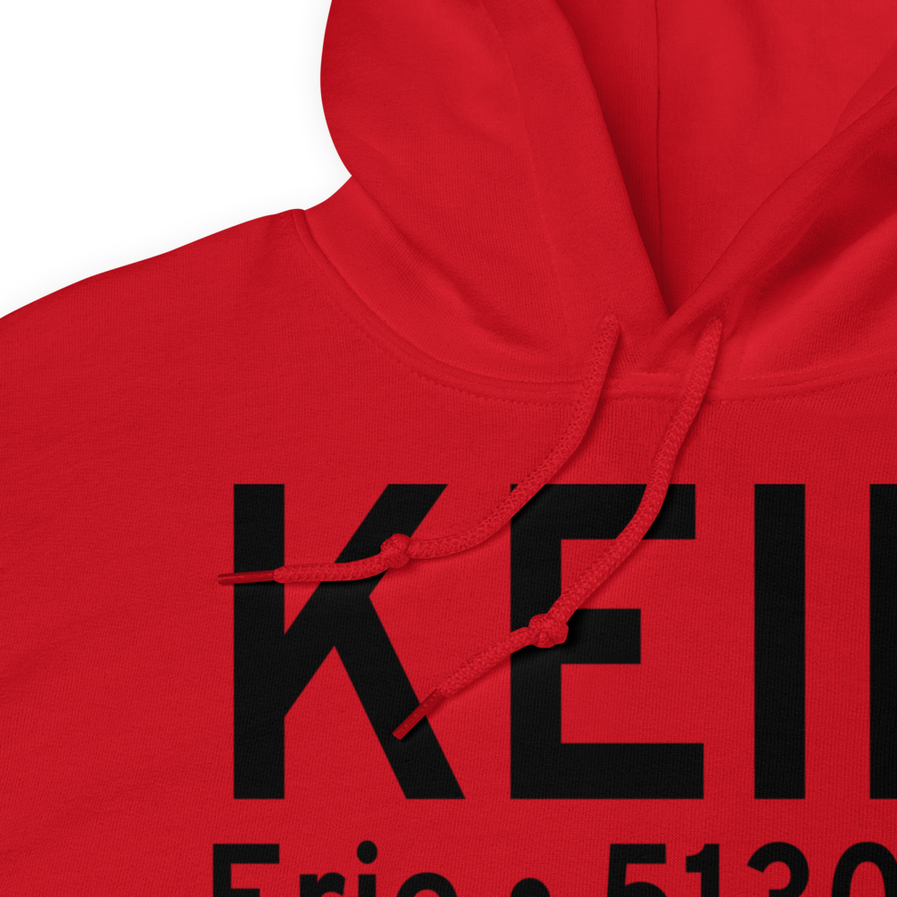 Erie Municipal Airport (KEIK) ICAO Hoodie Sweatshirt 