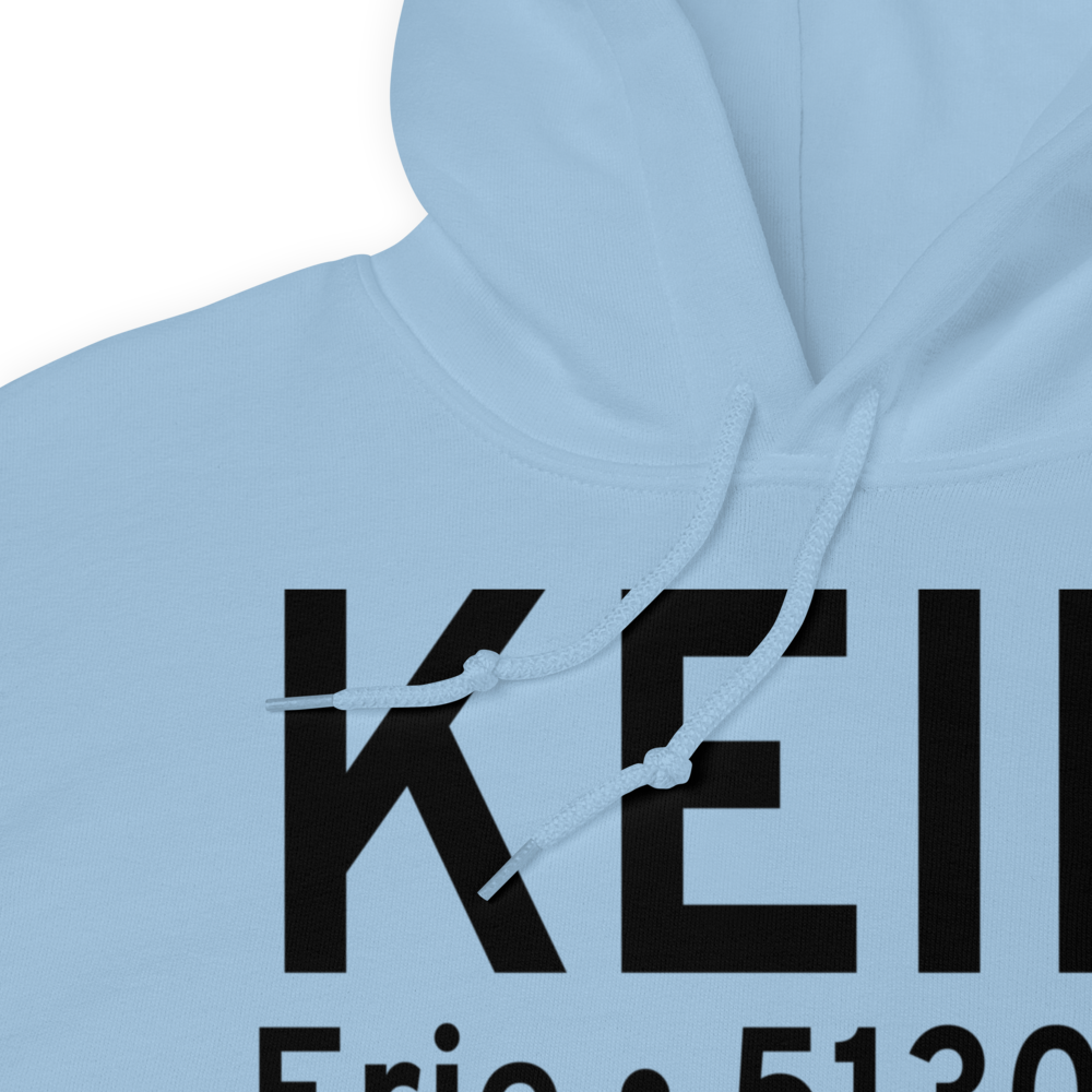 Erie Municipal Airport (KEIK) ICAO Hoodie Sweatshirt 