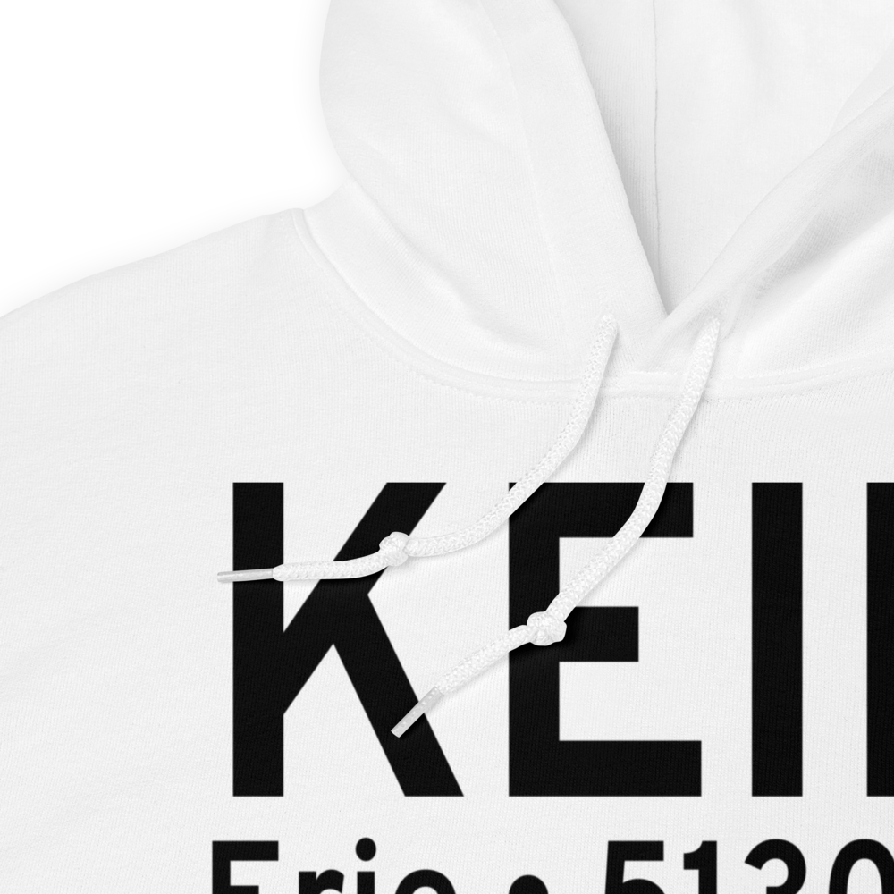 Erie Municipal Airport (KEIK) ICAO Hoodie Sweatshirt 