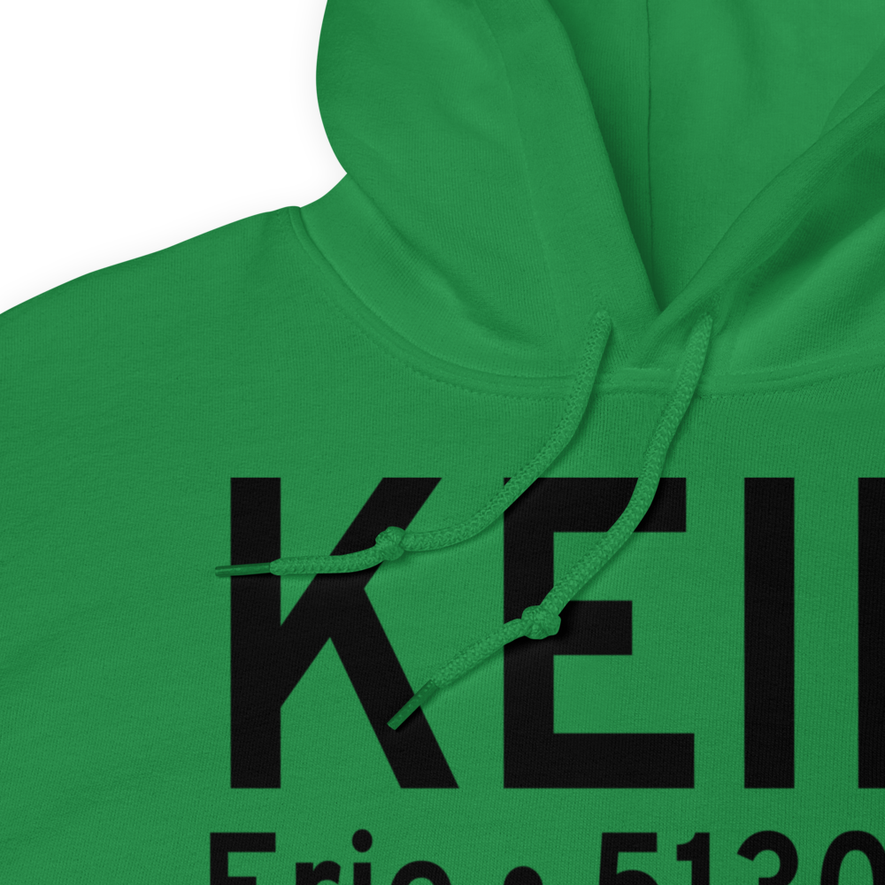 Erie Municipal Airport (KEIK) ICAO Hoodie Sweatshirt 