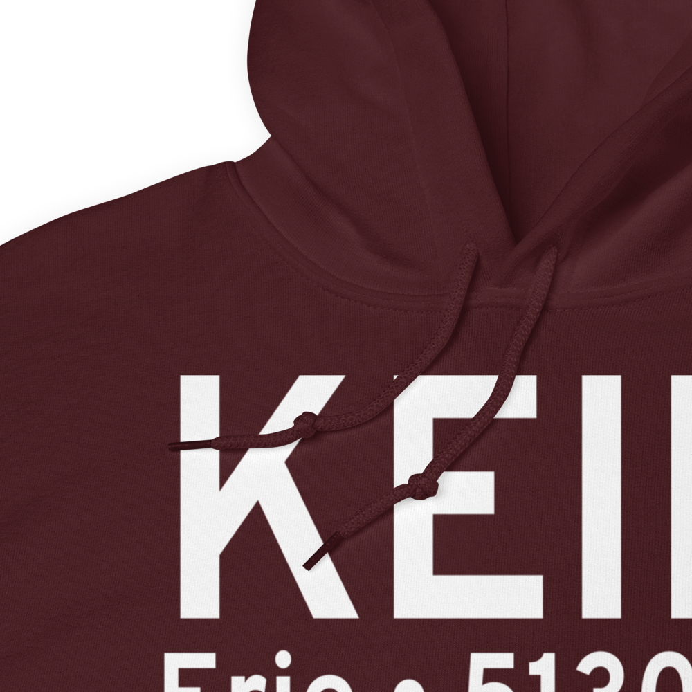 Erie Municipal Airport (KEIK) ICAO Hoodie Sweatshirt 