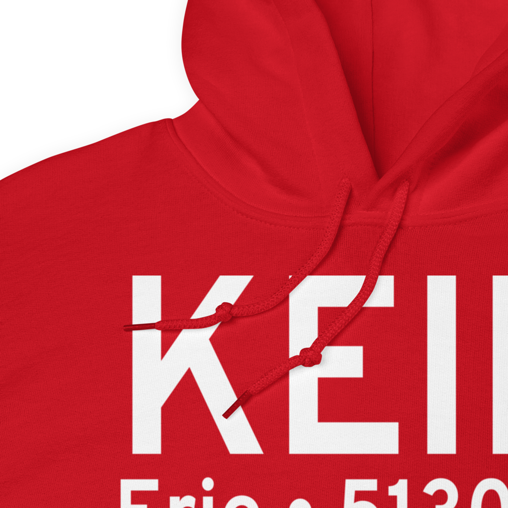 Erie Municipal Airport (KEIK) ICAO Hoodie Sweatshirt 