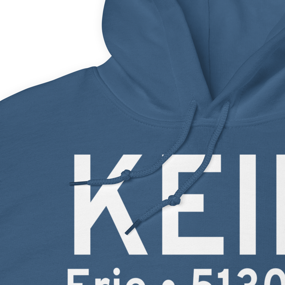 Erie Municipal Airport (KEIK) ICAO Hoodie Sweatshirt 