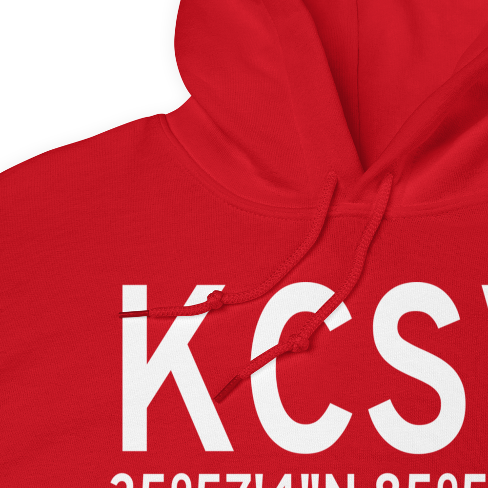 Crossville Memorial Whitson Field (KCSV) ICAO Hoodie Sweatshirt 