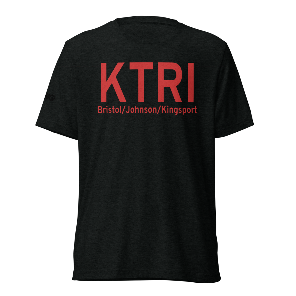 Tri-Cities Regional TN/VA Airport (KTRI) ICAO Tri-blend T-Shirt 