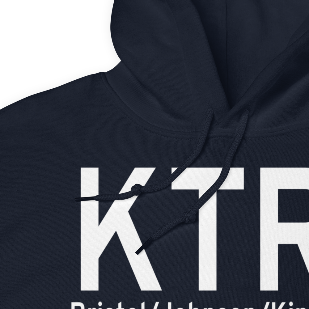Tri-Cities Regional TN/VA Airport (KTRI) ICAO Hoodie Sweatshirt 