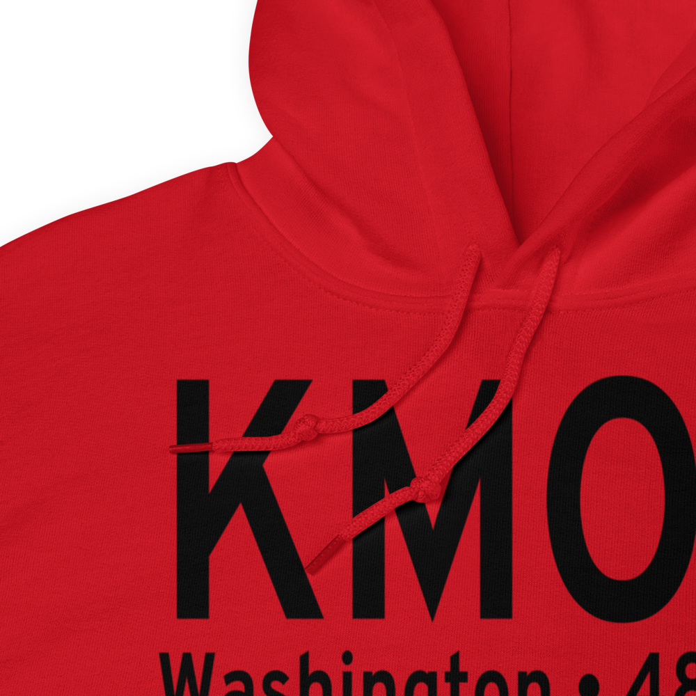 Washington Regional Airport (KMO6) ICAO Hoodie Sweatshirt 