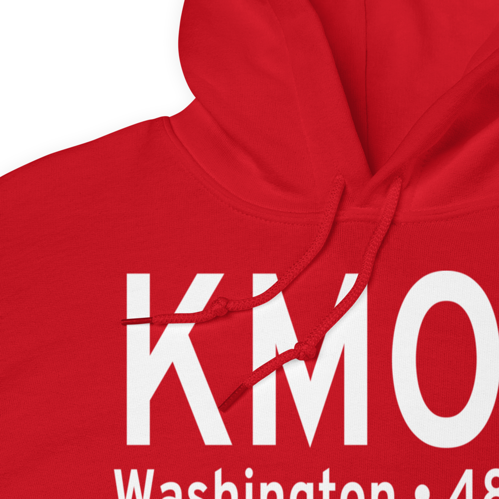 Washington Regional Airport (KMO6) ICAO Hoodie Sweatshirt 