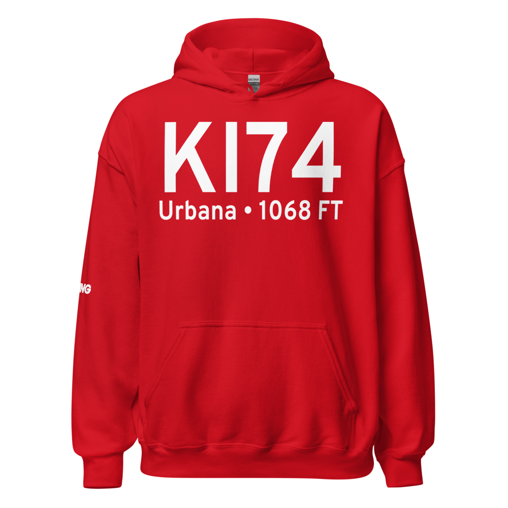 Grimes Field (KI74) ICAO Hoodie Sweatshirt 