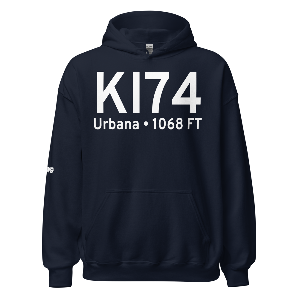 Grimes Field (KI74) ICAO Hoodie Sweatshirt 