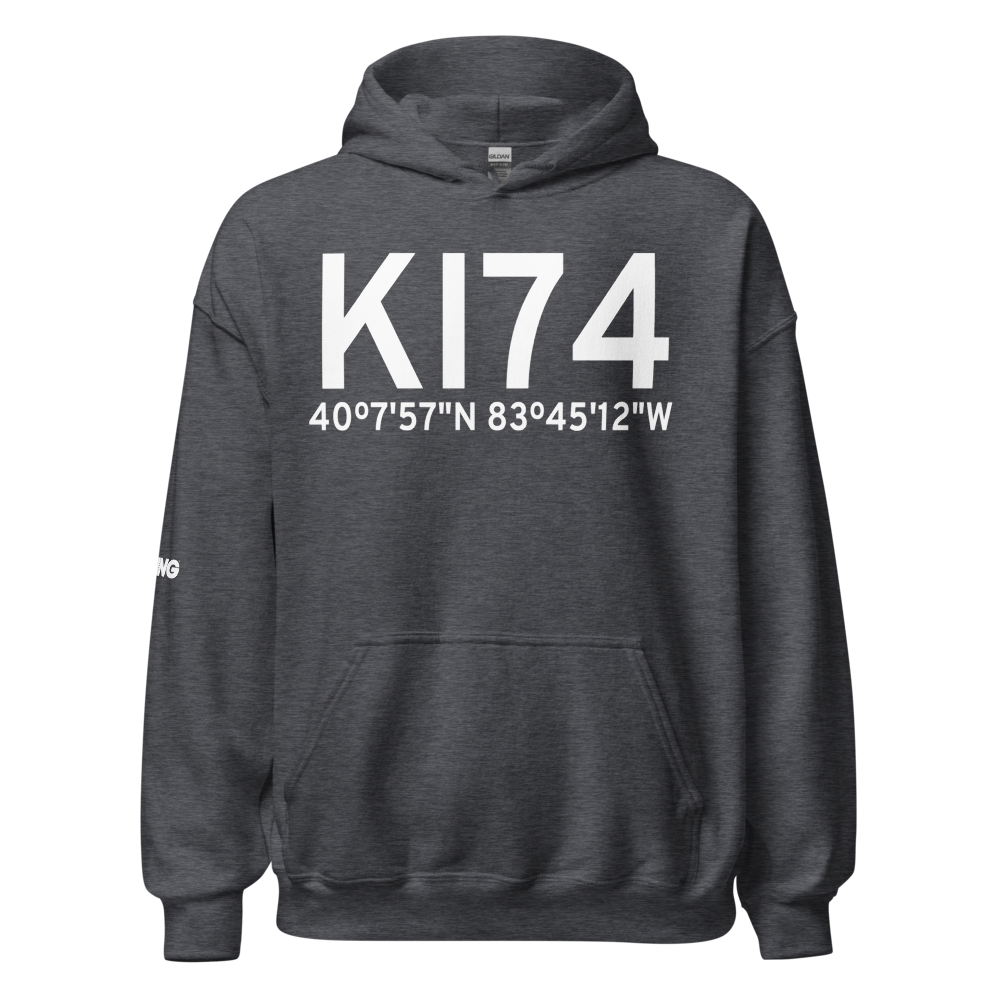 Grimes Field (KI74) ICAO Hoodie Sweatshirt 