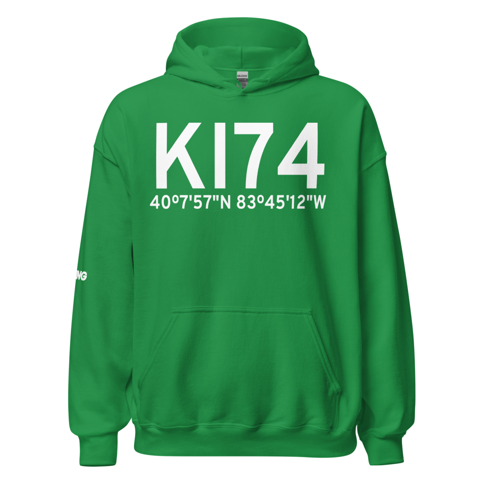 Grimes Field (KI74) ICAO Hoodie Sweatshirt 